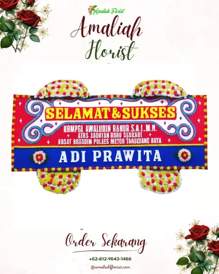 Papan Bunga Ucapan Selamat Kloposepuluh
